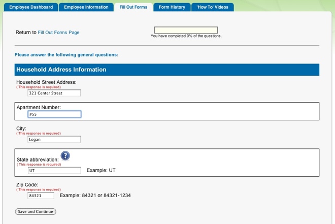 employee data entry